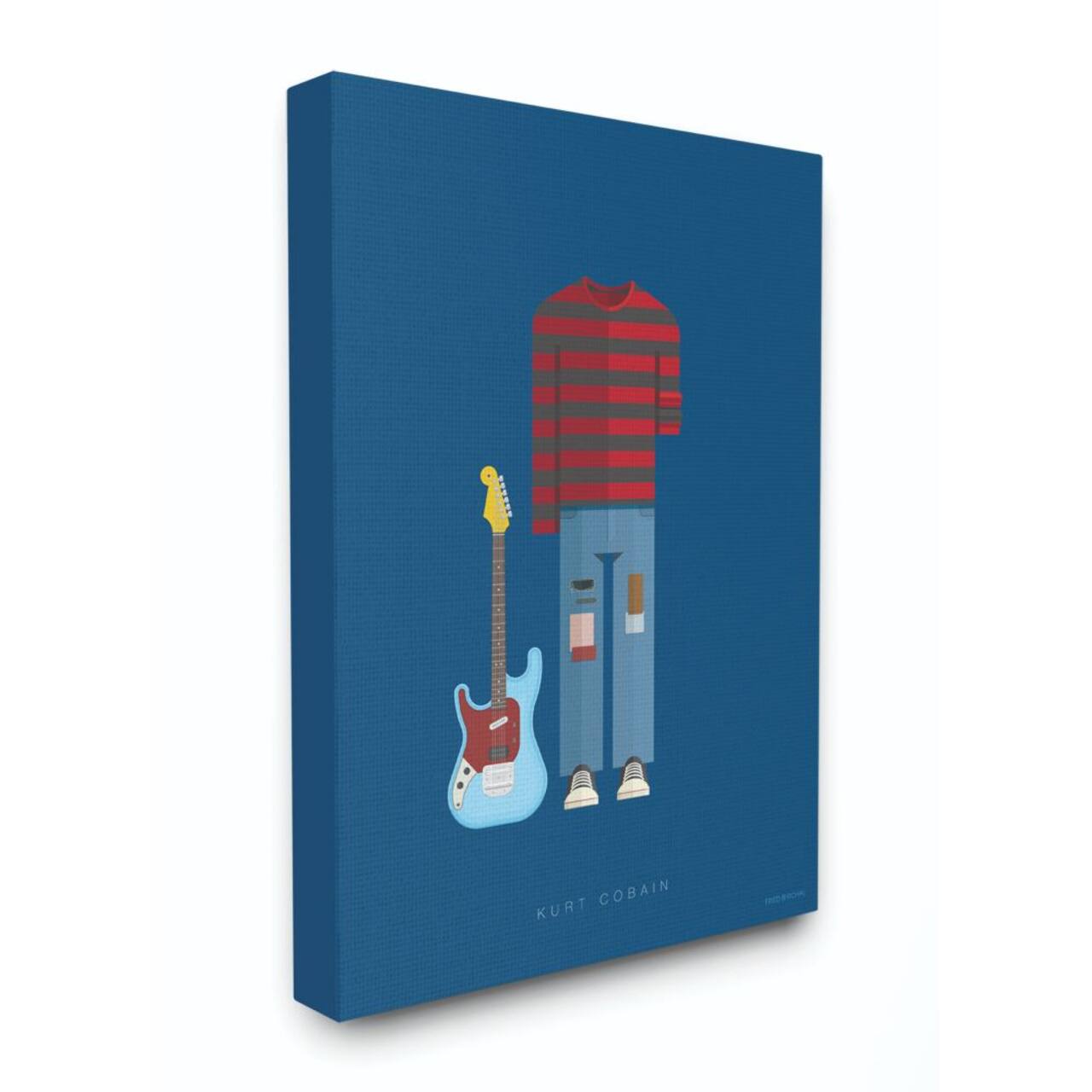 Stupell Industries Kurt Cobain Fashion Design Wall Accent